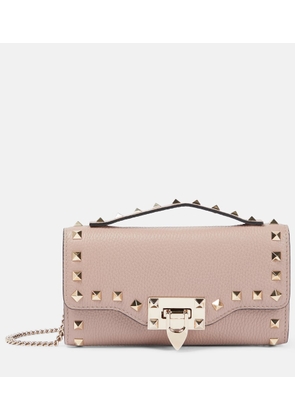 Valentino Garavani Rockstud Mini leather wallet on chain