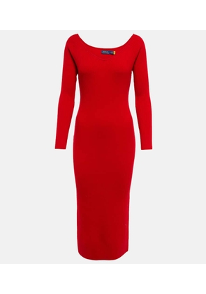 Polo Ralph Lauren Wool and cashmere-blend midi dress