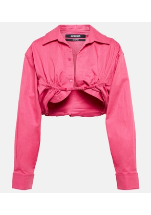 Jacquemus La Chemise Machou crop shirt