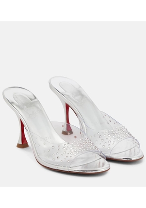 Christian Louboutin Degramule 85 embellished mules