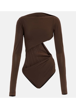 Jacquemus Le Body Carozzu cutout bodysuit