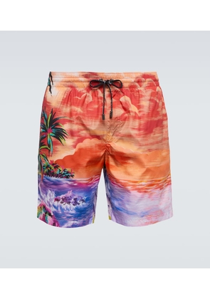 Dolce&Gabbana Printed swim shorts
