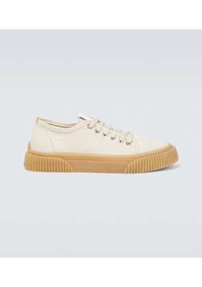 Ami Paris Canvas lace-up sneakers