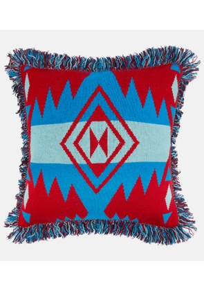 Alanui Icon wool-blend jacquard cushion