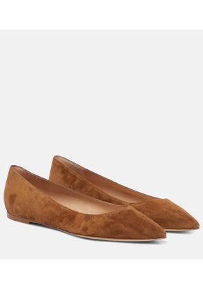 Gianvito Rossi Gianvito suede ballet flats