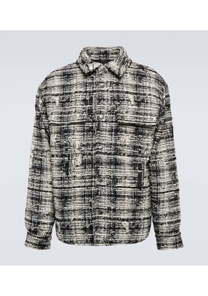 Amiri Tweed blouson jacket