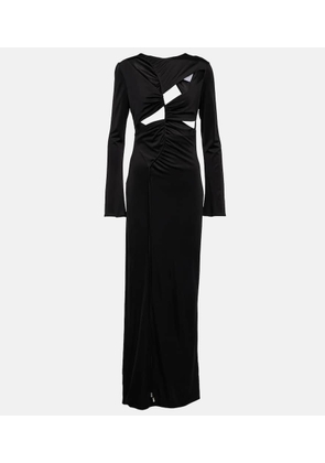 Galvan Vertebrae cutout maxi dress