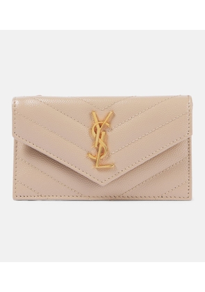 Saint Laurent Cassandre leather wallet