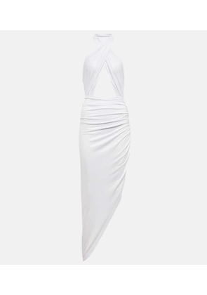 Norma Kamali Cutout halterneck midi dress