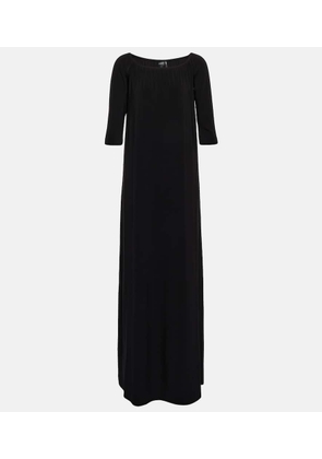 Norma Kamali Short-sleeved maxi dress