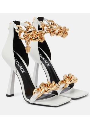 Versace Medusa Chain leather sandals