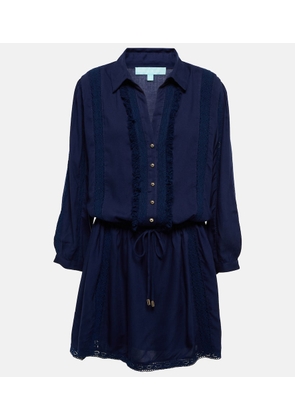 Melissa Odabash Scarlett lace-trimmed minidress