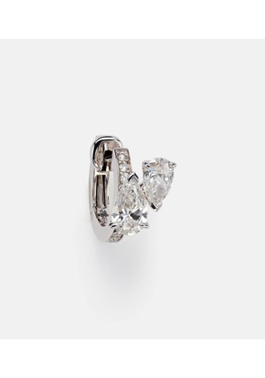 Repossi Serti Sur Vide 24kt white gold single earring with diamonds