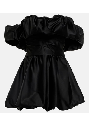 Simkhai Astoria off-shoulder satin minidress