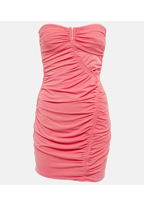 Self-Portrait Ruched minidress