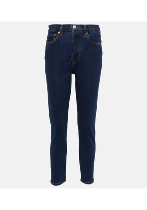 Re/Done â90s high-rise cropped skinny jeans