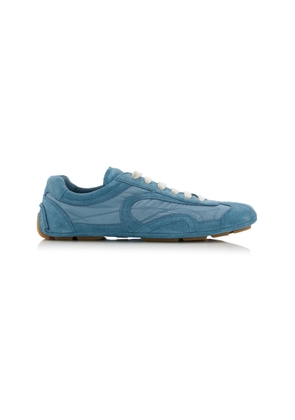 Prada Montecarlo Re-Edition 2005 Suede-Trimmed Re-Nylon Sneakers - Moda Operandi