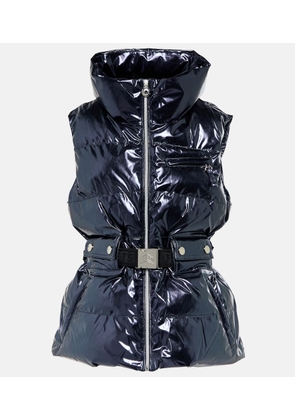 Jet Set Clara Met metallic puffer vest