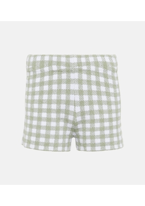 Altuzarra Ran checked shorts
