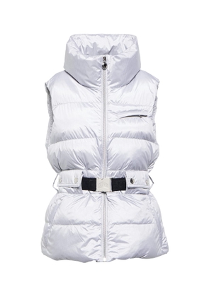 Jet Set Clara Glam belted puffer vest