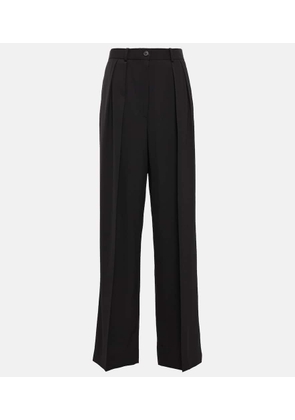 The Row Igor high-rise wide-leg pants