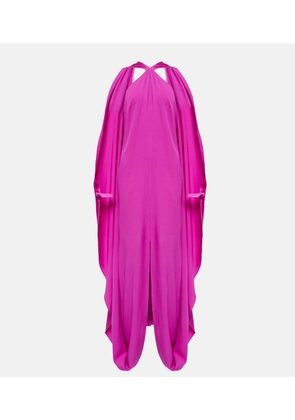 Taller Marmo Murcielago crepe gown