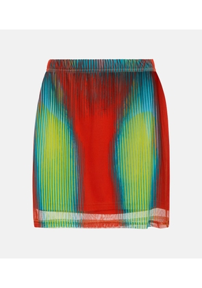 Y/Project x Jean Paul Gaultier printed miniskirt