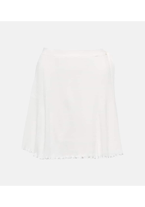 Live The Process Malia ribbed-knit tennis miniskirt