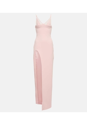 David Koma Side-slit maxi dress