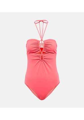 Ulla Johnson Minorca Maillot halterneck swimsuit