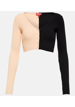 Staud Manon cropped cardigan