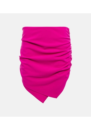 The Attico Hatty ruched miniskirt
