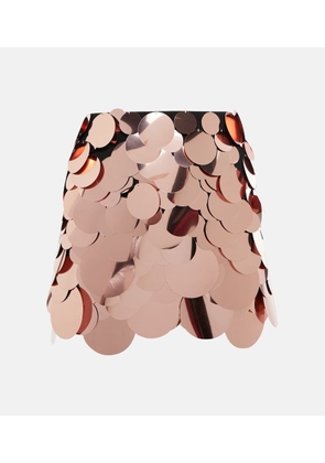 The Attico Embellished mid-rise miniskirt