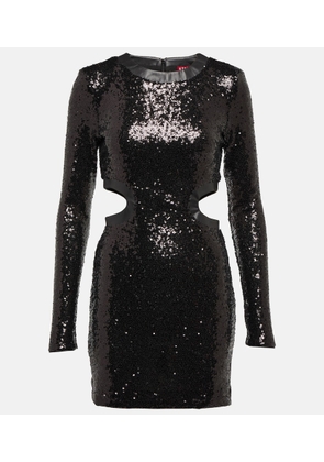 Staud Dolce sequined nylon minidress