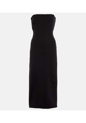 The Row Strapless midi dress