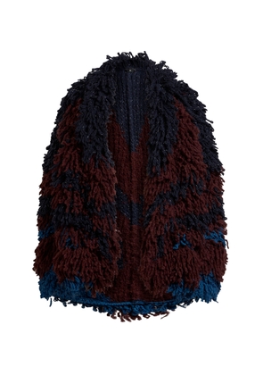 Etro Fringed Wool Coat - Moda Operandi