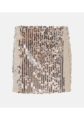 Rotate Sequined miniskirt