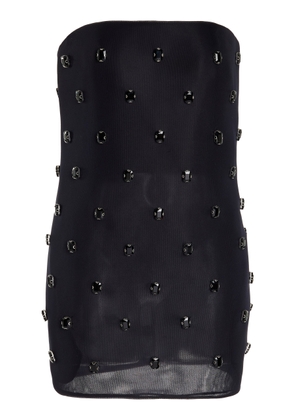 Brandon Maxwell The Tilly Embroidered Strapless Mini Dress - Moda Operandi