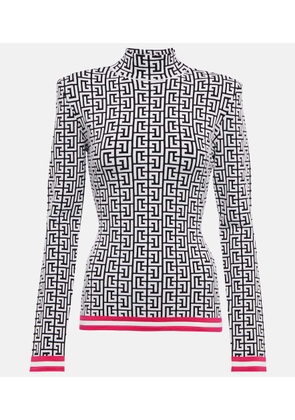 Balmain Monogram wool-blend sweater