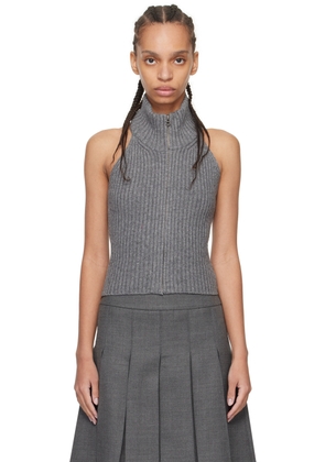 Fax Copy Express SSENSE Exclusive Gray Sweater