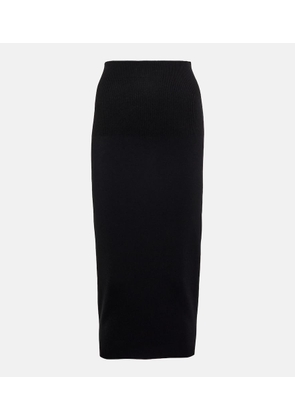 Victoria Beckham VB Body high-rise knit midi skirt