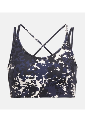 Tory Sport Printed crossover sports bra