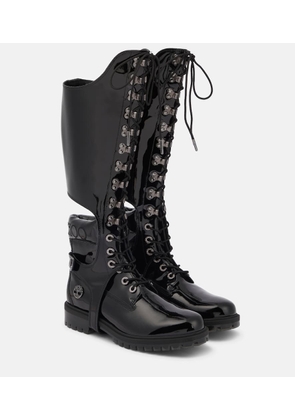 Jimmy Choo x Timberland convertible patent leather boots