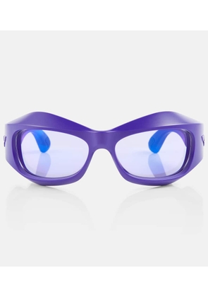 Bottega Veneta Logo acetate sunglasses