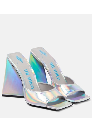 The Attico Devon metallic leather mules