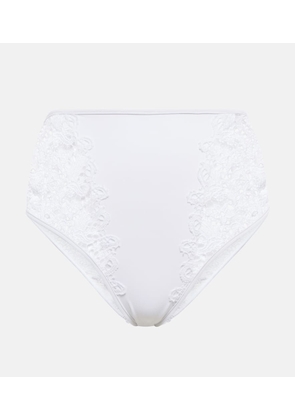 Giambattista Valli Floral lace bikini bottoms