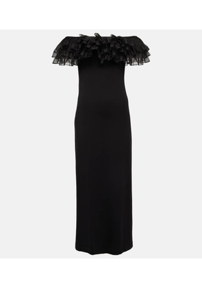 Giambattista Valli Off-shoulder ruffle-trimmed maxi dress