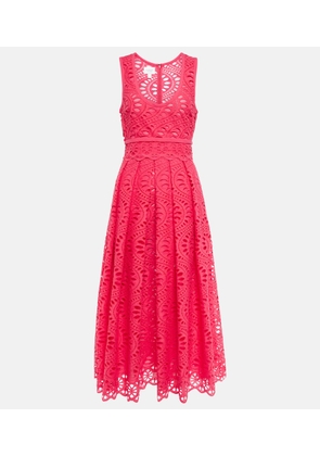 Giambattista Valli Macrame midi dress
