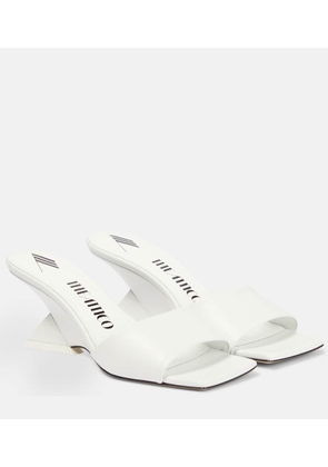 The Attico Cheope leather mules