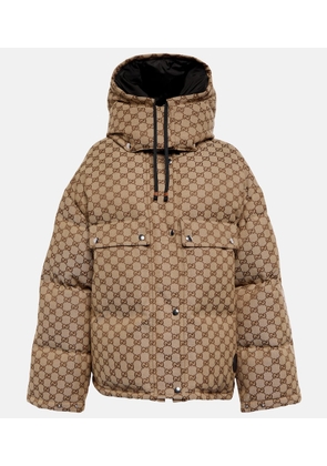 Gucci GG canvas puffer down jacket